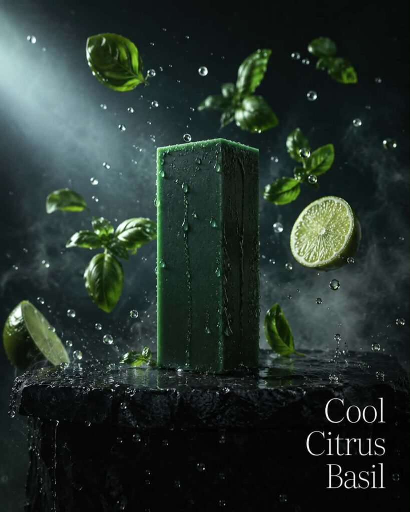 Cool Citrus Basil Soap Bar